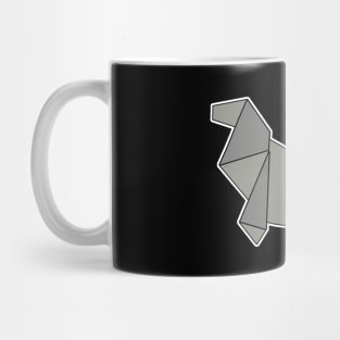 Seal Sealion Origami Sticker Style Design Mug